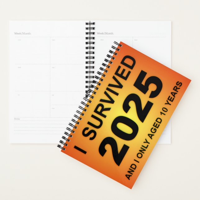 Ich überlebte 2025 planer (Anzeige)