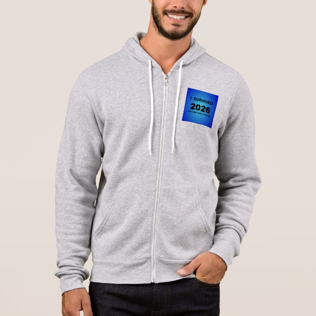 Ich überlebte 2026 hoodie (Vorderseite)