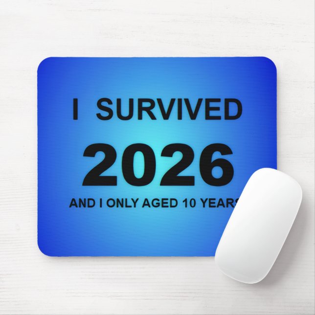 Ich überlebte 2026 mousepad (Mit Mouse)