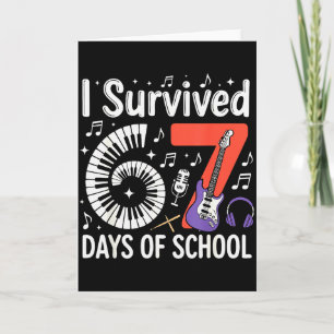 Ich überlebte 67 Tage Schule - Lehrer Schüler M Karte