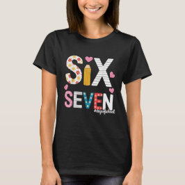Ich überlebte 67 Tage Schule Lehrer Schüler Sechs T-Shirt