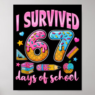 Ich überlebte 67 Tage Schule - Six Seven Lehrer Poster