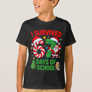 Ich überlebte 67 Tage Schulkristall-Weihnachts-Can T-Shirt