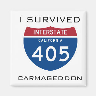 Ich überlebte Carmageddon Magneten Magnet