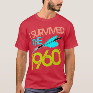 Ich überlebte das 60er Jarts Missile Game T-Shirt