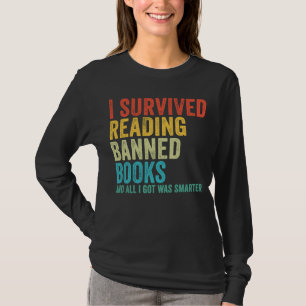 Ich überlebte das Lesen eines verbotenen Buches Bi T-Shirt