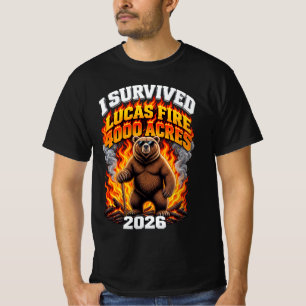 Ich überlebte das Lucas-Feuer 4000 Hektar Septembe T-Shirt