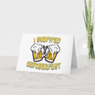 Ich überlebte das Oktoberfest Karte