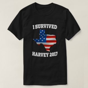 Ich überlebte das Texas-Shirt Hurrikan Harvey T-Shirt