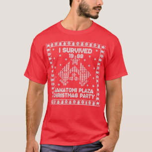 Ich überlebte das Weihnachtsfest 1988 Nakatomi Pla T-Shirt
