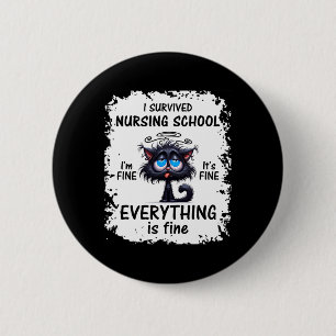 Ich überlebte den Abschluss der Krankenpflege 2025 Button