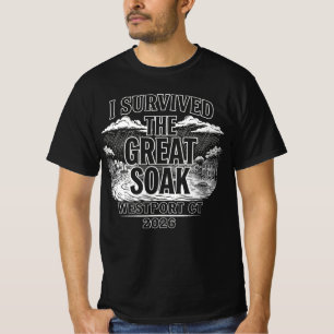 Ich überlebte den großen Regen Westport CT 2026 St T-Shirt