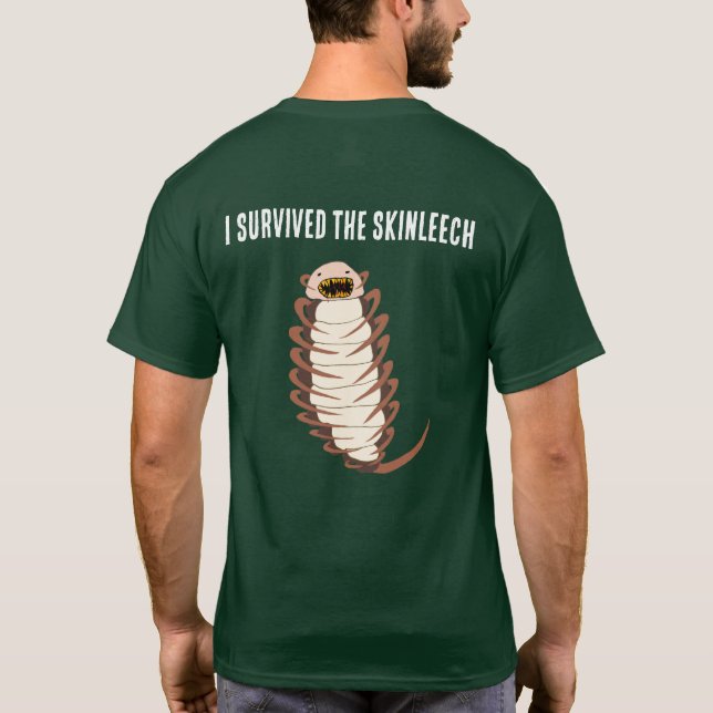 Ich überlebte den Hautegel T-Shirt (Rückseite)
