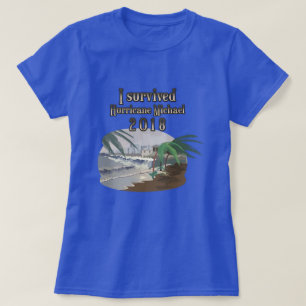 Ich überlebte den Hurrikan Michael Küste T-Shirt
