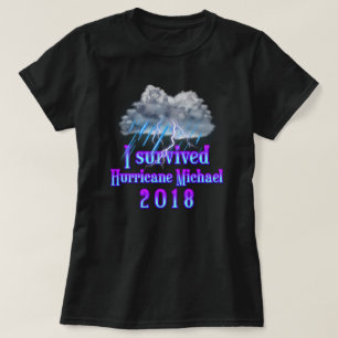 Ich überlebte den Hurrikan Michael Regen T-Shirt