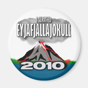 Ich überlebte den Island-Vulkan Magnet