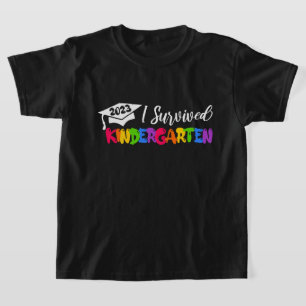 Ich überlebte den Kindergarten 2023 Grad T-Shirt