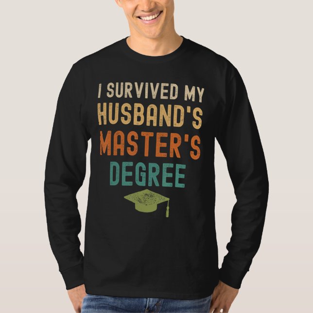 Ich überlebte den Master 2022 Gradu T-Shirt (Vorderseite)
