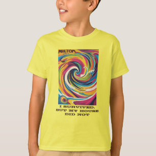 Ich überlebte den Milton-Hurrikan Okt. 9 2024 Flor T-Shirt