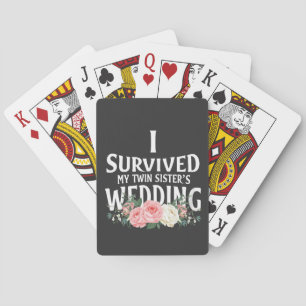 Ich überlebte die Hochzeitspaare meiner Schwester Spielkarten