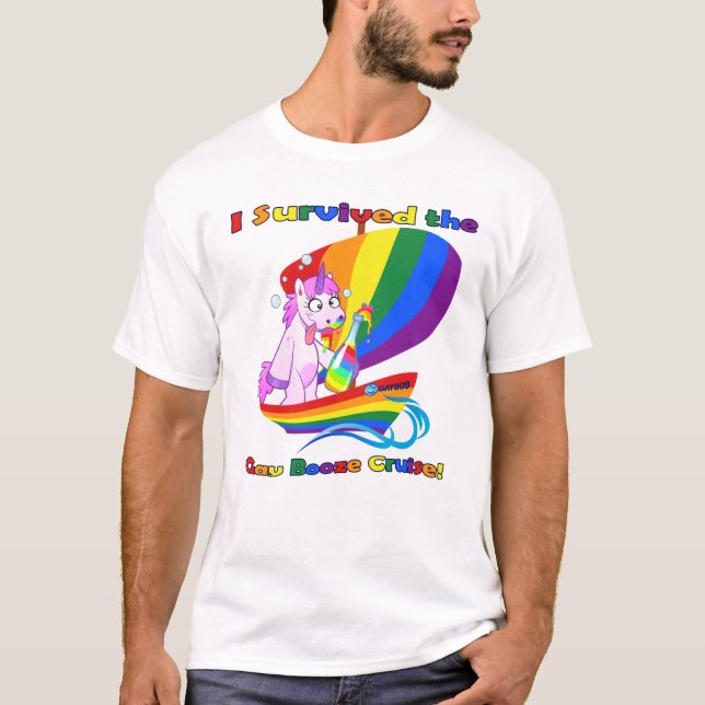 "Ich überlebte die homosexuelle T-Shirt (Vorderseite)