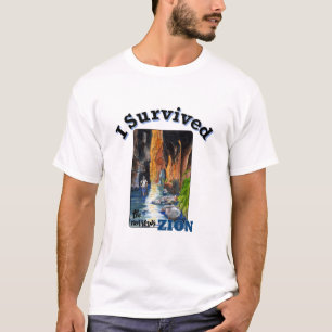 Ich überlebte die Pfeile, den Zion-Nationalpark T-Shirt