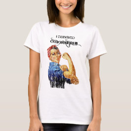 Ich überlebte die Quarantäne von Coronavirus T-Shirt