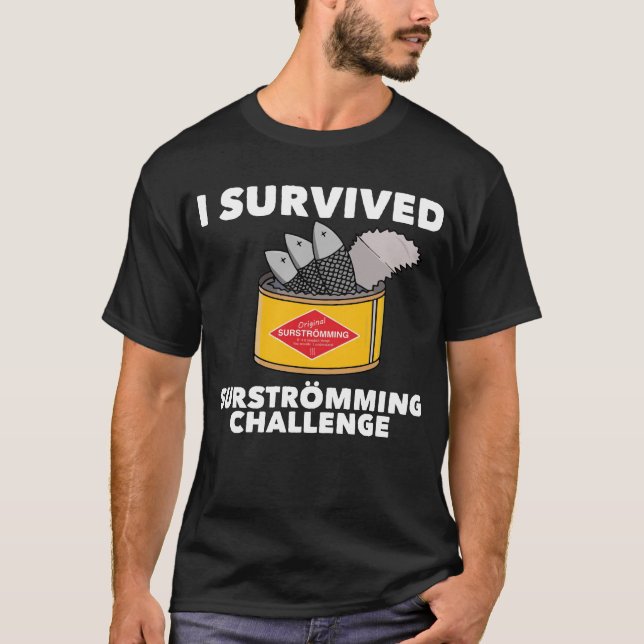 Ich überlebte die schwedische Essensbäume T-Shirt (Vorderseite)
