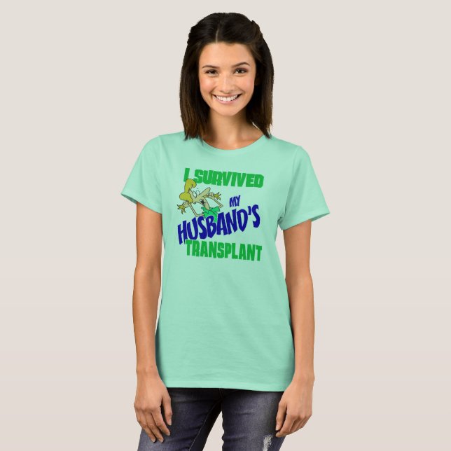 Ich überlebte die Transplantationsweibchen von mei T-Shirt (Vorne ganz)