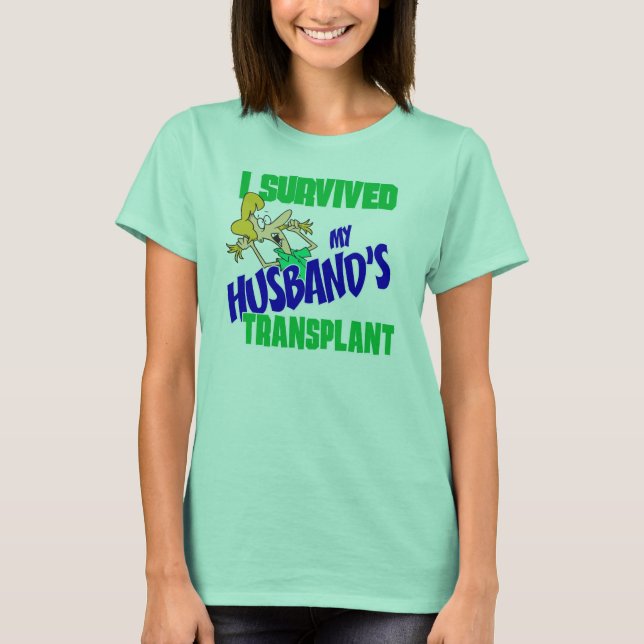 Ich überlebte die Transplantationsweibchen von mei T-Shirt (Vorderseite)
