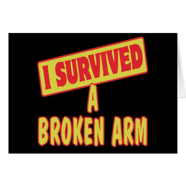 ICH ÜBERLEBTE EINEN BROKEN ARM (Vorderseite (Horizontal))