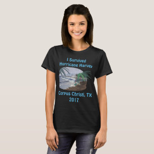 Ich überlebte Hurrikan Harvey 2017 (Corpus Christ T-Shirt
