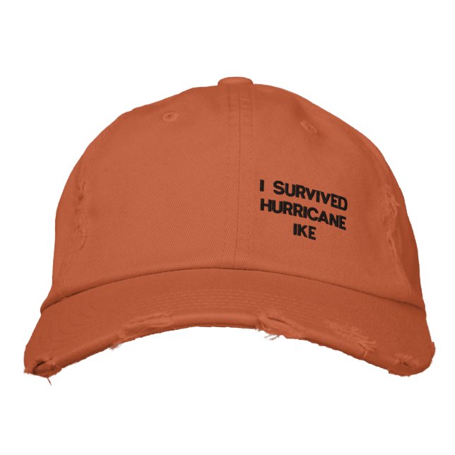 ICH ÜBERLEBTE HURRIKAN IKE KAPPE (Vorderseite)