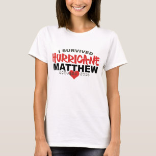 Ich überlebte Hurrikan Matthew im Oktober 2016 T-Shirt
