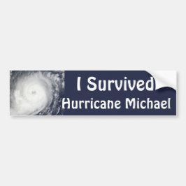 Ich überlebte Hurrikan Michael Autoaufkleber