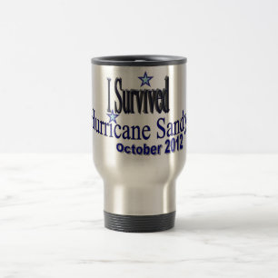 Ich überlebte Hurrikan-Sandy-Reise-Kaffee-Tasse Reisebecher