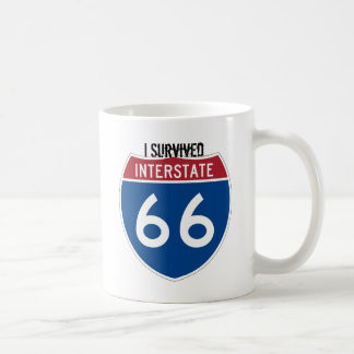 Ich überlebte I-66 CommuterTrooper Kaffee-Tasse Kaffeetasse