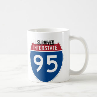 Ich überlebte I-95 CommuterTrooper Kaffee-Tasse Kaffeetasse