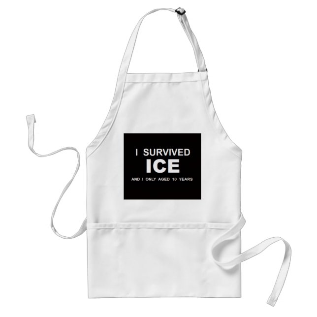 Ich überlebte ICE  Schürze (Vorne)