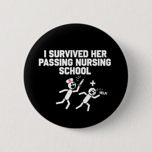 Ich überlebte ihren Abschluss auf der Krankenpfleg Button