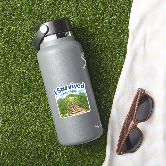 Ich überlebte Koko Head, Hawaii Aufkleber (HydroFlask Insitu)