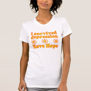 Ich überlebte Krise - haben Sie Hoffnung - Glaube T-Shirt