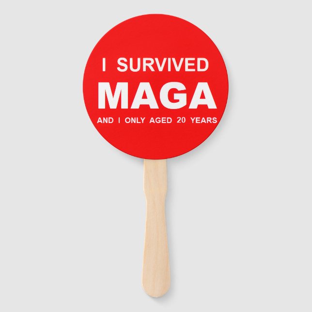 Ich überlebte MAGA  Fächer (Vorderseite)