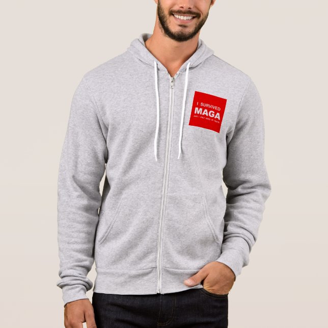 Ich überlebte MAGA  Hoodie (Vorderseite)