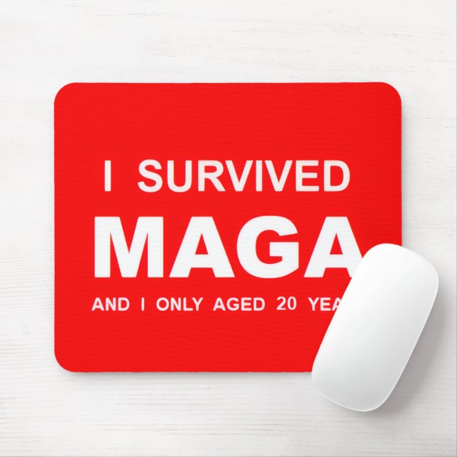 Ich überlebte MAGA  Mousepad (Mit Mouse)