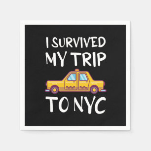 Ich überlebte meine Reise zum NYC Serviette