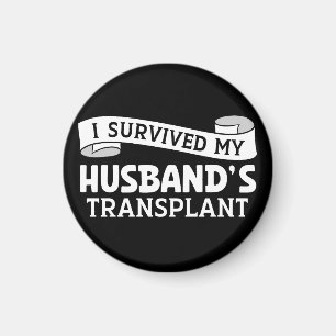 Ich überlebte meinen Transplantatempfänger Ribbon Magnet