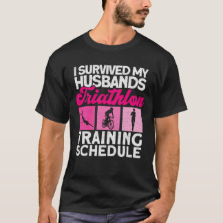 Ich überlebte meinen Triathlon-Trainingsplan für d T-Shirt