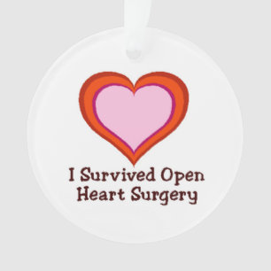 Ich überlebte offenes Herz Surgery2 Ornament