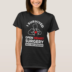 Ich überlebte Operation im offenen Herzen Was ist T-Shirt